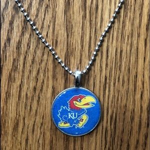 KU half-dollar Pendant Necklace